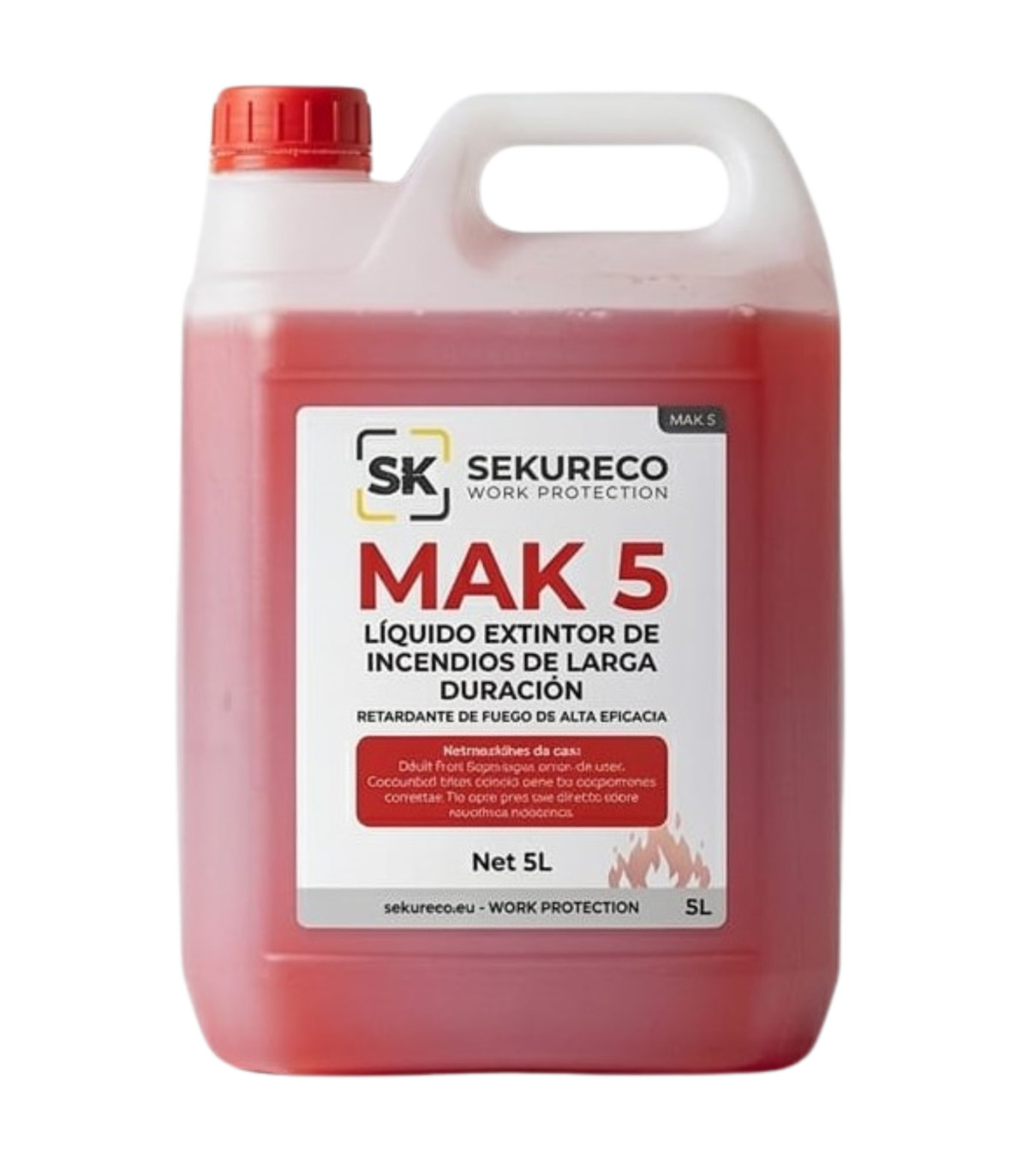 Retardante de incendios forestales concentrado Sekureco